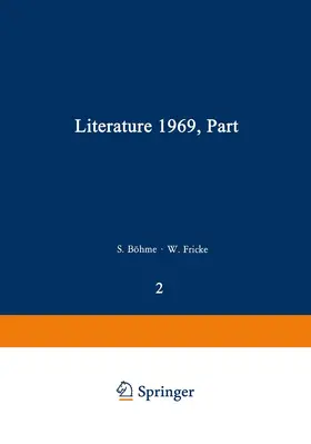 Böhme / Fricke / Güntzel-Lingner |  Literature 1969, Part 2 | Buch |  Sack Fachmedien