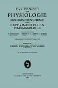 Butenandt / Rein / Lendle |  Ergebnisse der Physiologie Biologischen Chemie und Experimentellen Pharmakologie | Buch |  Sack Fachmedien