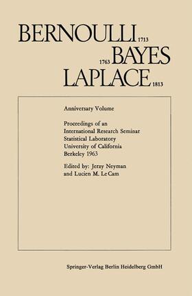 Le Cam / Neyman |  Bernoulli 1713, Bayes 1763, Laplace 1813 | Buch |  Sack Fachmedien