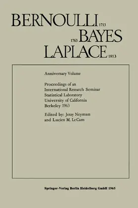 Neyman / Le Cam |  Bernoulli 1713 Bayes 1763 Laplace 1813 | Buch |  Sack Fachmedien