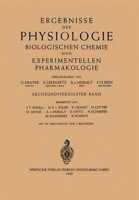 Krayer / Rein / Lehnartz | Ergebnisse der Physiologie Biologischen Chemie und Experimentellen Pharmakologie | Buch | 978-3-642-49472-7 | sack.de