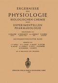 Krayer / Rein / Lehnartz |  Ergebnisse der Physiologie Biologischen Chemie und Experimentellen Pharmakologie | Buch |  Sack Fachmedien