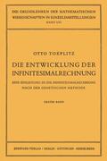 Toeplitz / Grammel / Blaschke |  Die Entwicklung der Infinitesimalrechnung | Buch |  Sack Fachmedien