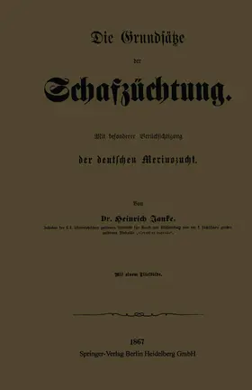 Janke |  Die Grundsätze der Schafzüchtung | Buch |  Sack Fachmedien