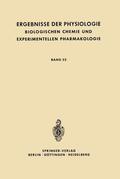 Kramer / Krayer / Weber |  Ergebnisse der Physiologie Biologischen Chemie und Experimentellen Pharmakologie | Buch |  Sack Fachmedien