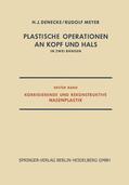 Meyer / Denecke |  Plastische Operationen an Kopf und Hals | Buch |  Sack Fachmedien