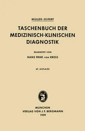 Müller / Seifert |  Taschenbuch der Medizinisch-Klinischen Diagnostik | eBook | Sack Fachmedien