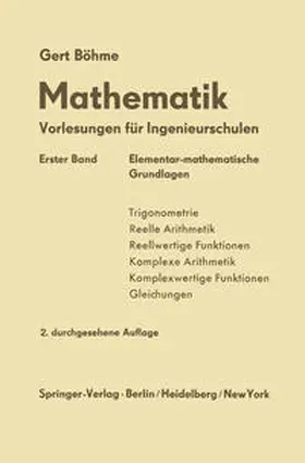 Böhme | Elementar-mathematische Grundlagen | E-Book | www.sack.de
