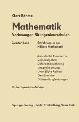 Böhme |  Einfürung in die Höhere Mathematik | eBook | Sack Fachmedien