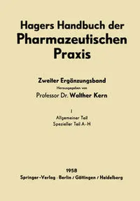 Kern / Auterhoff / Neuwald |  Hagers Handbuch der Pharmazeutischen Praxis | eBook | Sack Fachmedien