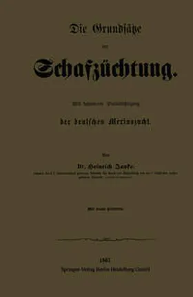Janke | Die Grundsätze der Schafzüchtung | E-Book | www.sack.de