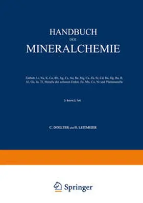 Doelter / Leitmeier |  Handbuch der Mineralchemie | eBook | Sack Fachmedien