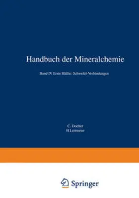 Doelter / Leitmeier |  Handbuch der Mineralchemie | eBook | Sack Fachmedien
