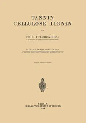 Freudenberg | Tannin Cellulose · Lignin | E-Book | www.sack.de