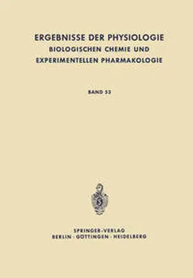 Kramer / Krayer / Lehnartz |  Ergebnisse der Physiologie, Biologischen Chemie und Experimentellen Pharmakologie | eBook | Sack Fachmedien