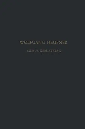 Heubner / Heilmeyer / Herken |  Festschrift zum 75. Geburtstag | eBook | Sack Fachmedien