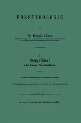 Altum |  Forstzoologie | eBook | Sack Fachmedien