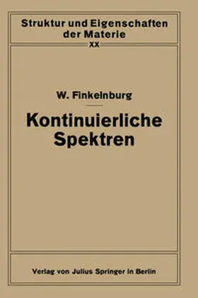 Finkelnburg / Hund / Mark |  Kontinuierliche Spektren | eBook | Sack Fachmedien