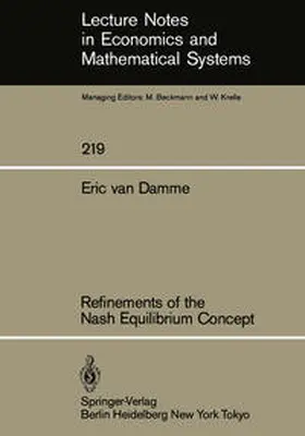 Damme |  Refinements of the Nash Equilibrium Concept | eBook | Sack Fachmedien