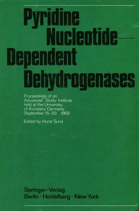 Sund |  Pyridine Nucleotide-Dependent Dehydrogenases | Buch |  Sack Fachmedien