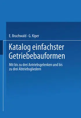 Kiper |  Katalog einfachster Getriebebauformen | eBook | Sack Fachmedien