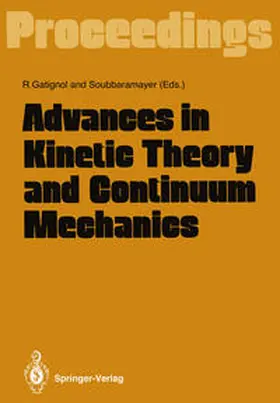 Gatignol / Soubbaramayer |  Advances in Kinetic Theory and Continuum Mechanics | eBook | Sack Fachmedien