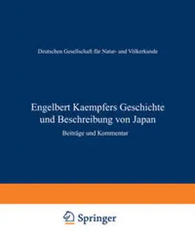  Engelbert Kaempfers Geschichte und Beschreibung von Japan | eBook | Sack Fachmedien