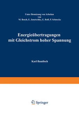 Baudisch | Energieübertragung mit Gleichstrom hoher Spannung | E-Book | www.sack.de