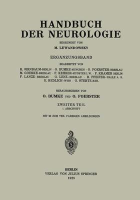 Birnbaum / Redlich / Bumke | Handbuch der Neurologie | Buch | 978-3-642-50475-4 | sack.de