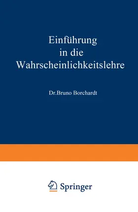 Borchardt | Einführung in die Wahrscheinlichkeitslehre | Buch | 978-3-642-50628-4 | www.sack.de