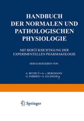 Bethe / Ellinger / Bergmann | Handbuch der normalen und pathologischen Physiologie | E-Book | www.sack.de