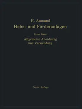 Aumund | Allgemeine Anordnung und Verwendung | E-Book | sack.de