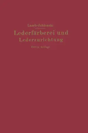 Lamb / Jablonski |  Lederfärberei und Lederzurichtung | eBook | Sack Fachmedien