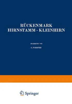 Foerster / Gagel / Környey |  Rückenmark Hirnstamm · Kleinhirn | eBook | Sack Fachmedien
