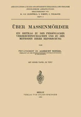 Wetzel |  Über Massenmörder | eBook | Sack Fachmedien