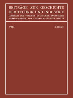 Matschoß |  Beiträge zur Geschichte der Technik und Industrie | eBook | Sack Fachmedien