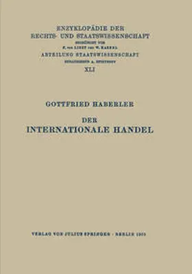 Haberler |  Der Internationale Handel | eBook | Sack Fachmedien