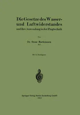 Martienssen |  Die Gesetze des Wasser- und Luftwiderstandes | eBook | Sack Fachmedien
