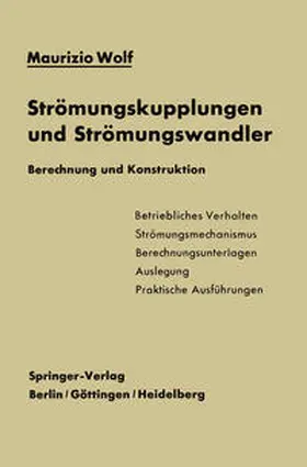 Wolf |  Strömungskupplungen und Strömungswandler | eBook | Sack Fachmedien