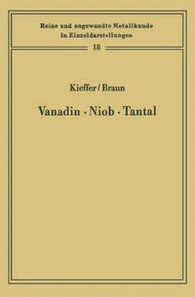 Kieffer / Braun |  Vanadin Niob · Tantal | eBook | Sack Fachmedien