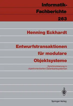 Eckhardt |  Entwurfstransaktionen für modulare Objektsysteme | eBook | Sack Fachmedien