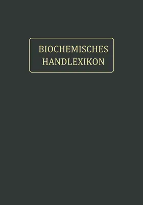 Abderhalden |  Fette, Wachse, Phosphatide, Protagon, Cerebroside, Sterine, Gallensäuren | Buch |  Sack Fachmedien