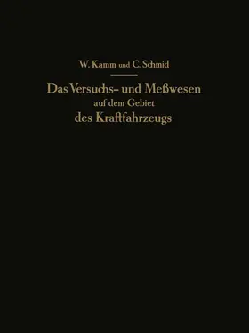 Kamm / Schmid |  Das Versuchs- und Meßwesen auf dem Gebiet des Kraftfahrzeugs | Buch |  Sack Fachmedien