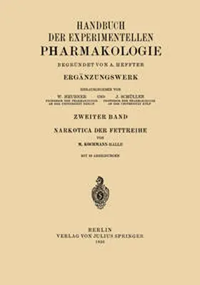 Kochmann |  Narkotica der Fettreihe | eBook | Sack Fachmedien