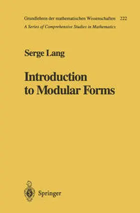 Lang |  Introduction to Modular Forms | eBook | Sack Fachmedien