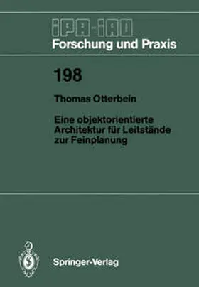 Otterbein |  Eine objektorientierte Architektur für Leitstände zur Feinplanung | eBook | Sack Fachmedien
