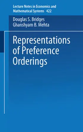 Bridges / Mehta |  Representations of Preferences Orderings | eBook | Sack Fachmedien