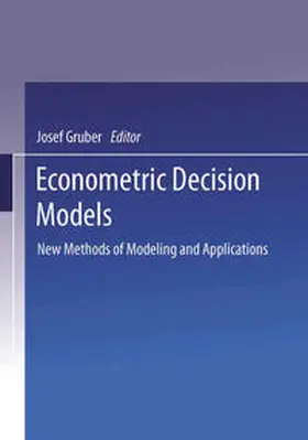 Gruber |  Econometric Decision Models | eBook | Sack Fachmedien