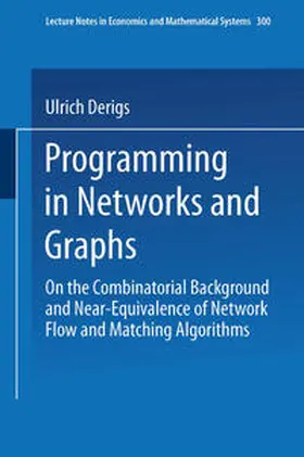 Derigs |  Programming in Networks and Graphs | eBook | Sack Fachmedien
