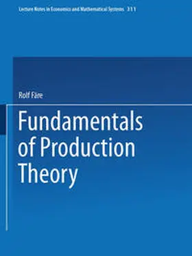 Färe |  Fundamentals of Production Theory | eBook | Sack Fachmedien